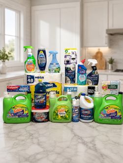 Gain Laundry Household Cleaning Supplies Bundle Lot