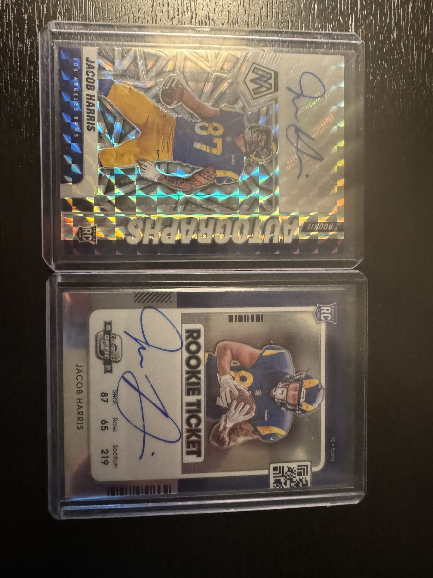 Jacob Harris Rookie Autos