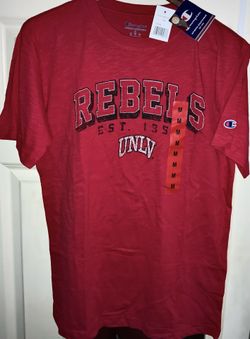 NEW** UNLV Classic REBELS Red Champion Medium T-Shirt 