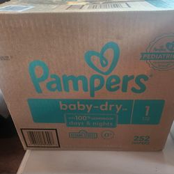 Pampers Diapers Size 1 Count 256