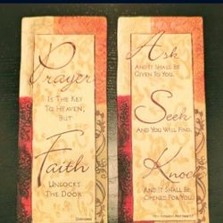 Set of two (2) Decorative Ceramic Wall Plaques
