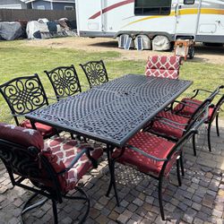 9 Piece Outdoor Patio Furniture Dining Set