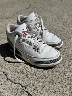 Jordan 3 White Cement Size 5