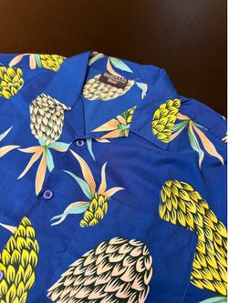 NEW Pacific & Co Hawaiian Shirt Men’s Medium Pineapple Print NWT