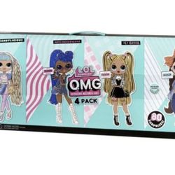 L.O.L Surprise Girl 👧OMG 4 Pack Series 2 Candylicious Miss Independent ….