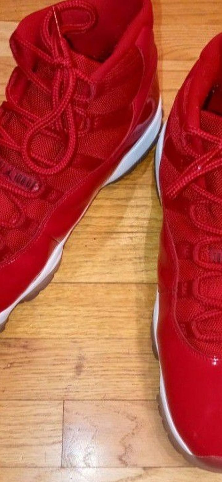 jordan 11 high top red