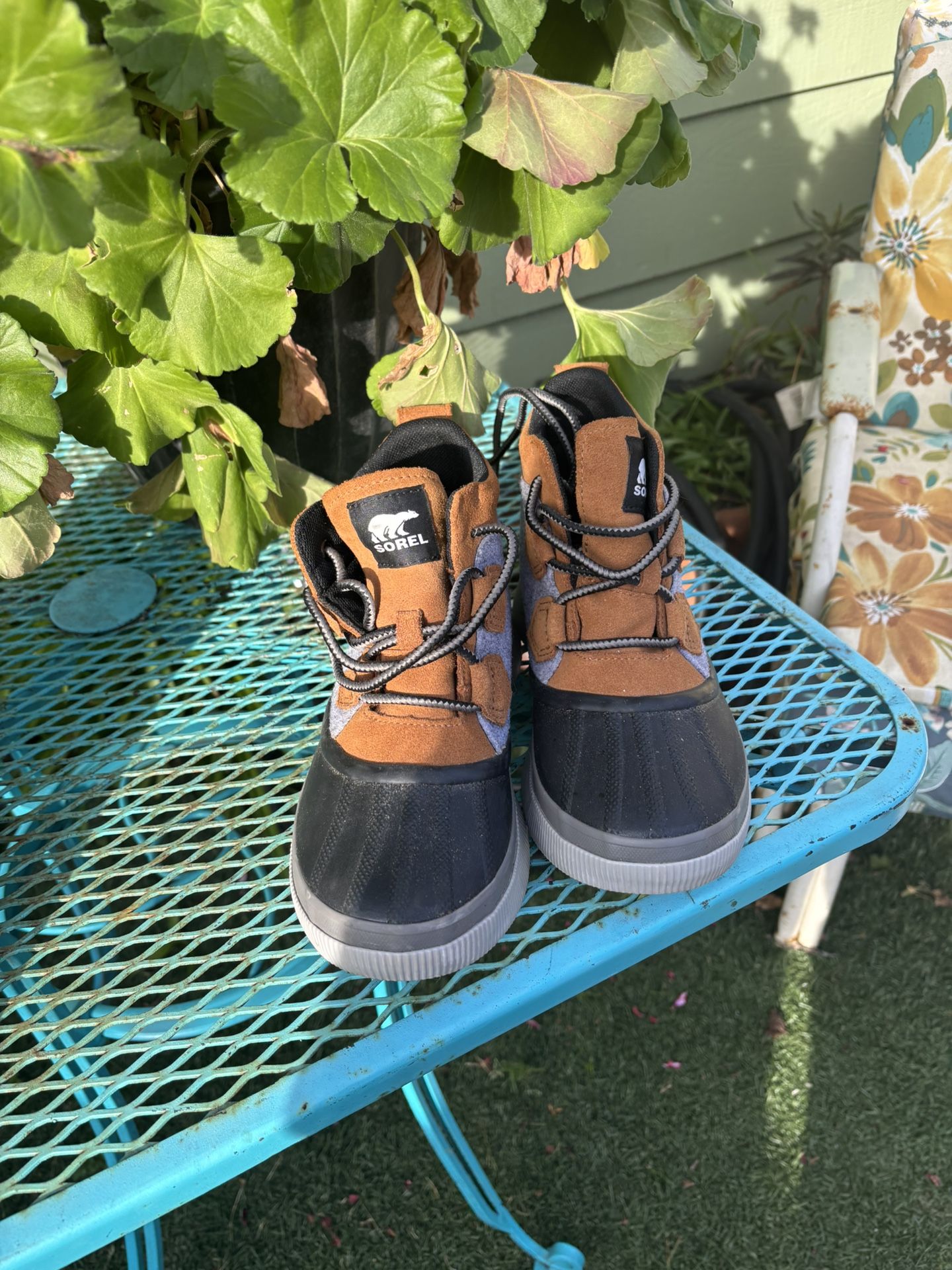 Brand New Doc, Martens Boots Size 7 And Brand New Size 7 SOREL Mountain Snow Boots