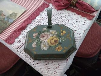 Decorated Antique Table Crumb Catcher