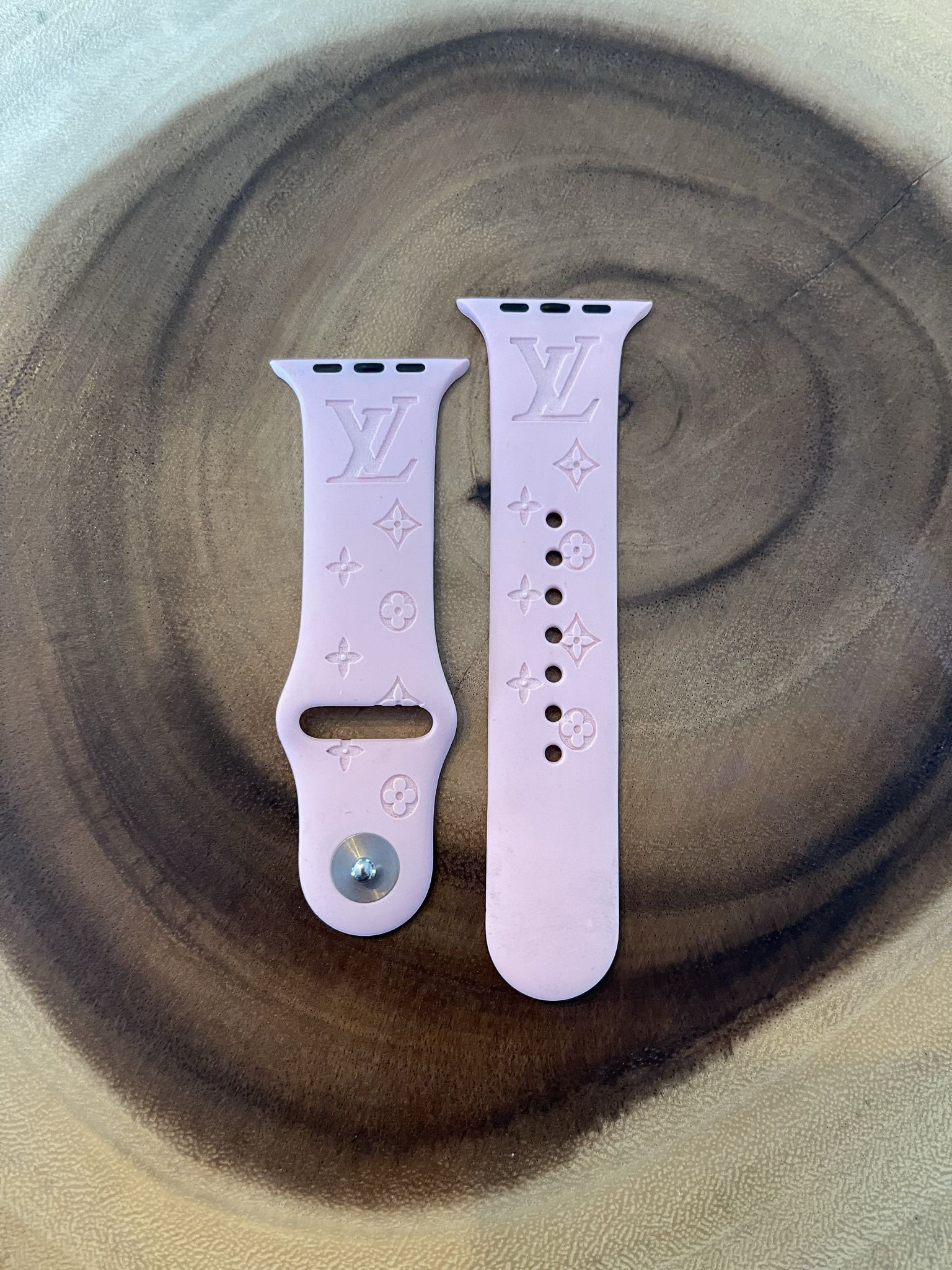 Louis Vuitton Apple Watch Band (38-45mm) Light Pink