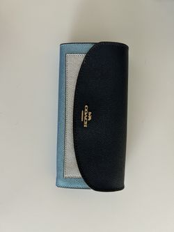 Coach Slim Envelope Wallet In Colorblock