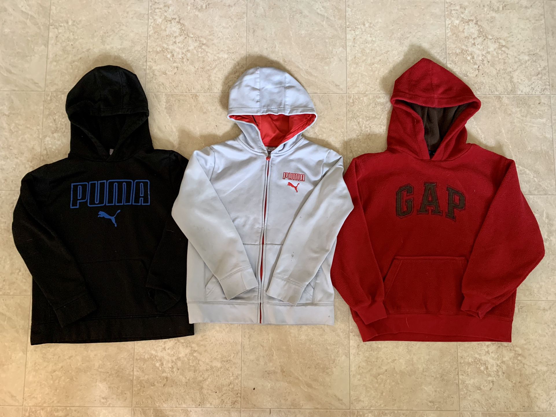 3 Youth Size Hoodies