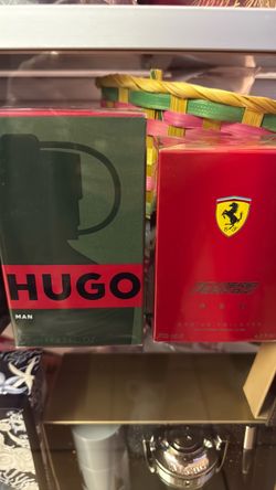 Hugo boss 4.2 oz $55 Ferrari 3.4 m $30