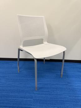 Sit On It Lumin White Stack Chair