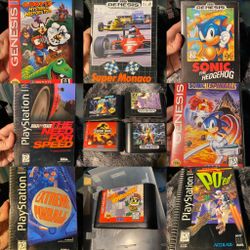Video Games Just In At Mecha Market Section At Mantiques In Fremont Niles  PlayStation / Nintendo / Sega Genesis / Dreamcast / Gameboy / DS & others  