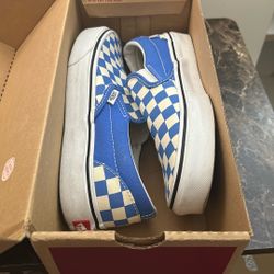 Classic Slip On Blue And White