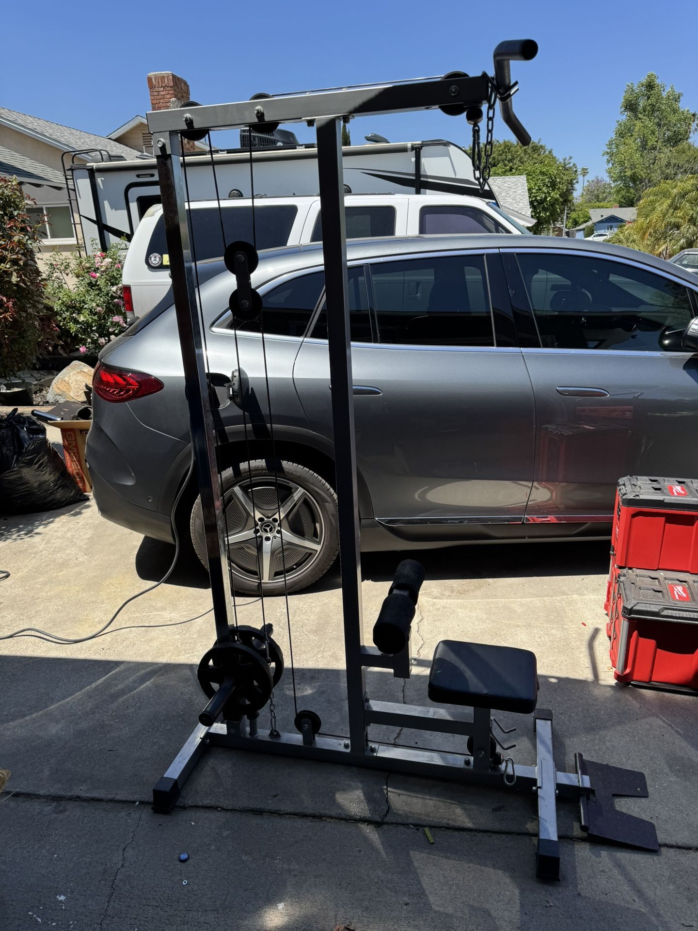 Pulldown And Row Machine