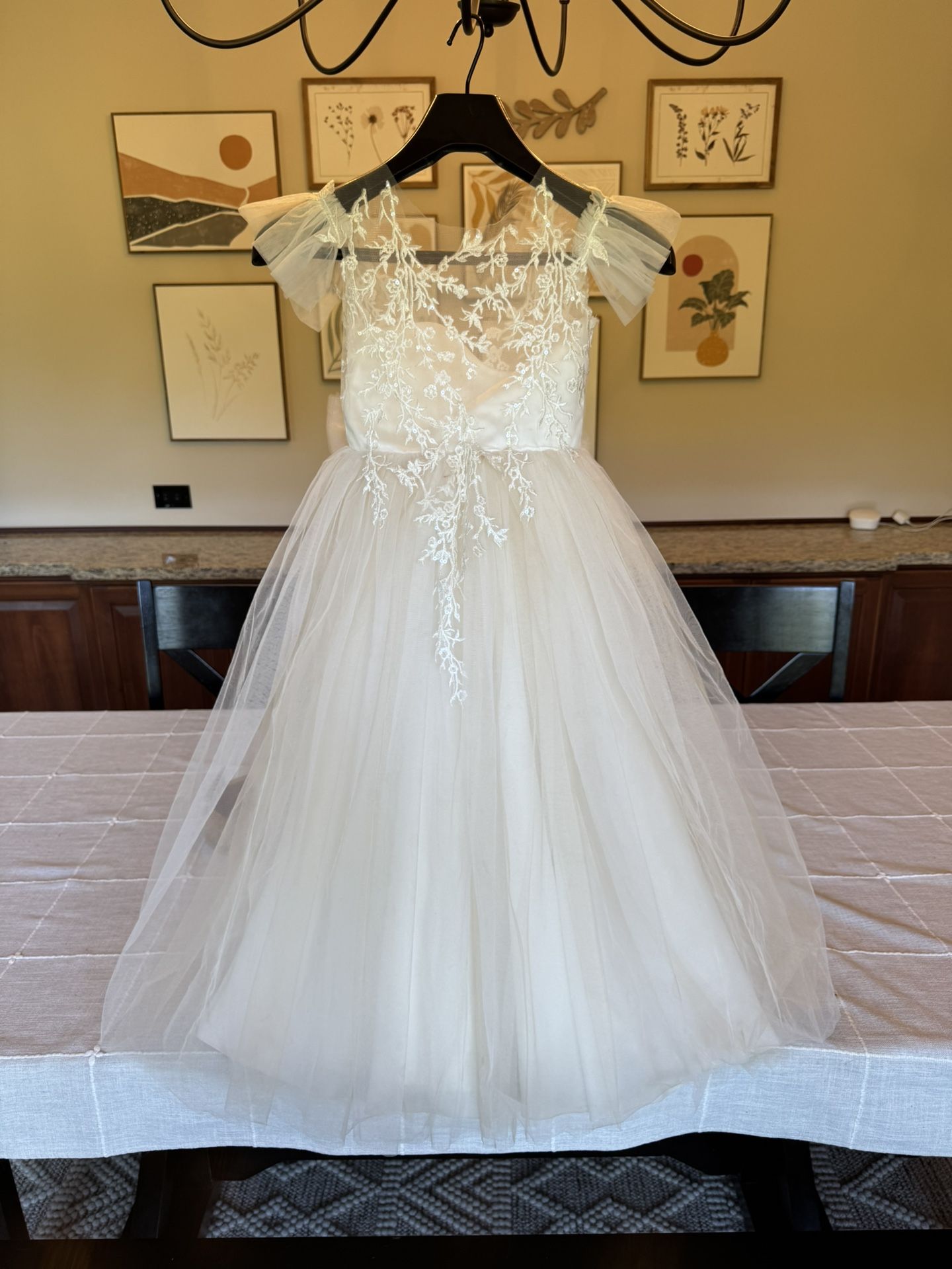 Ivory Flower Girl Dress