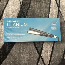 1” Titanium Straighter And Curling Irons 