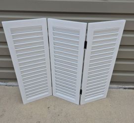 Short Wood Room Divider