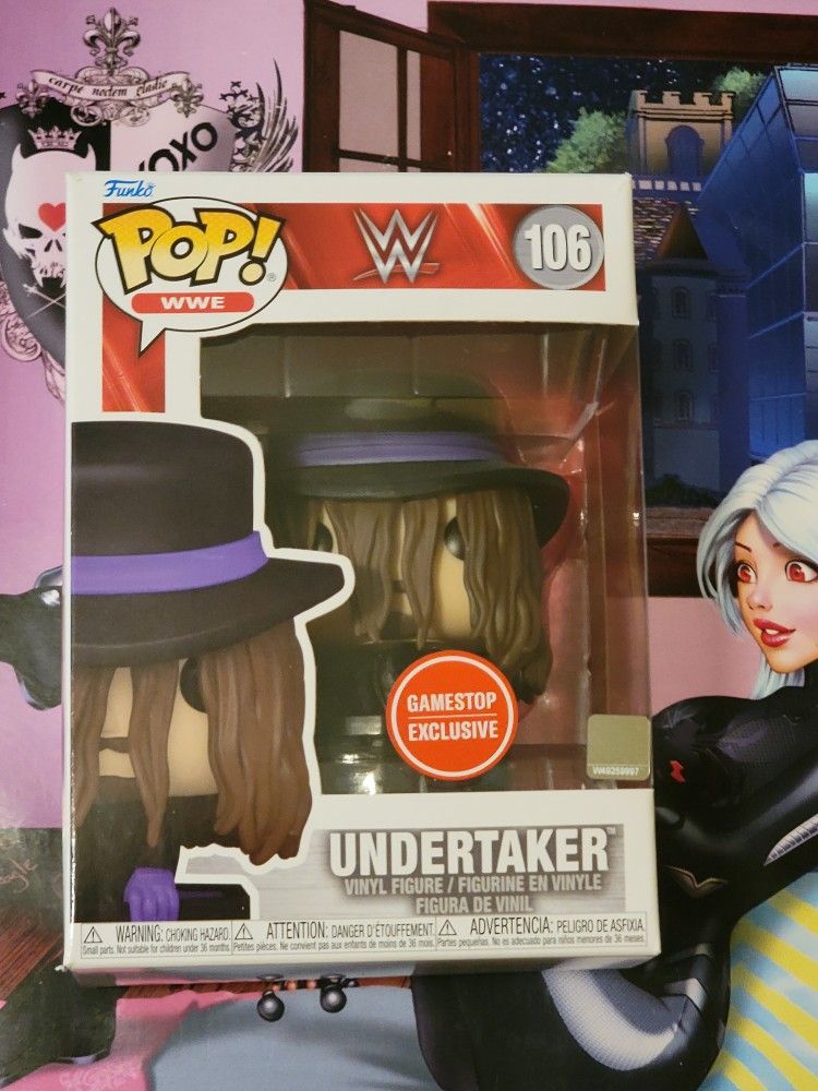 Funko Pop! Vinyl: Undertaker#106 (damaged box read description) 🚢🐓🚢