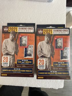 2021 Diamond Kings Baseball Hanger box