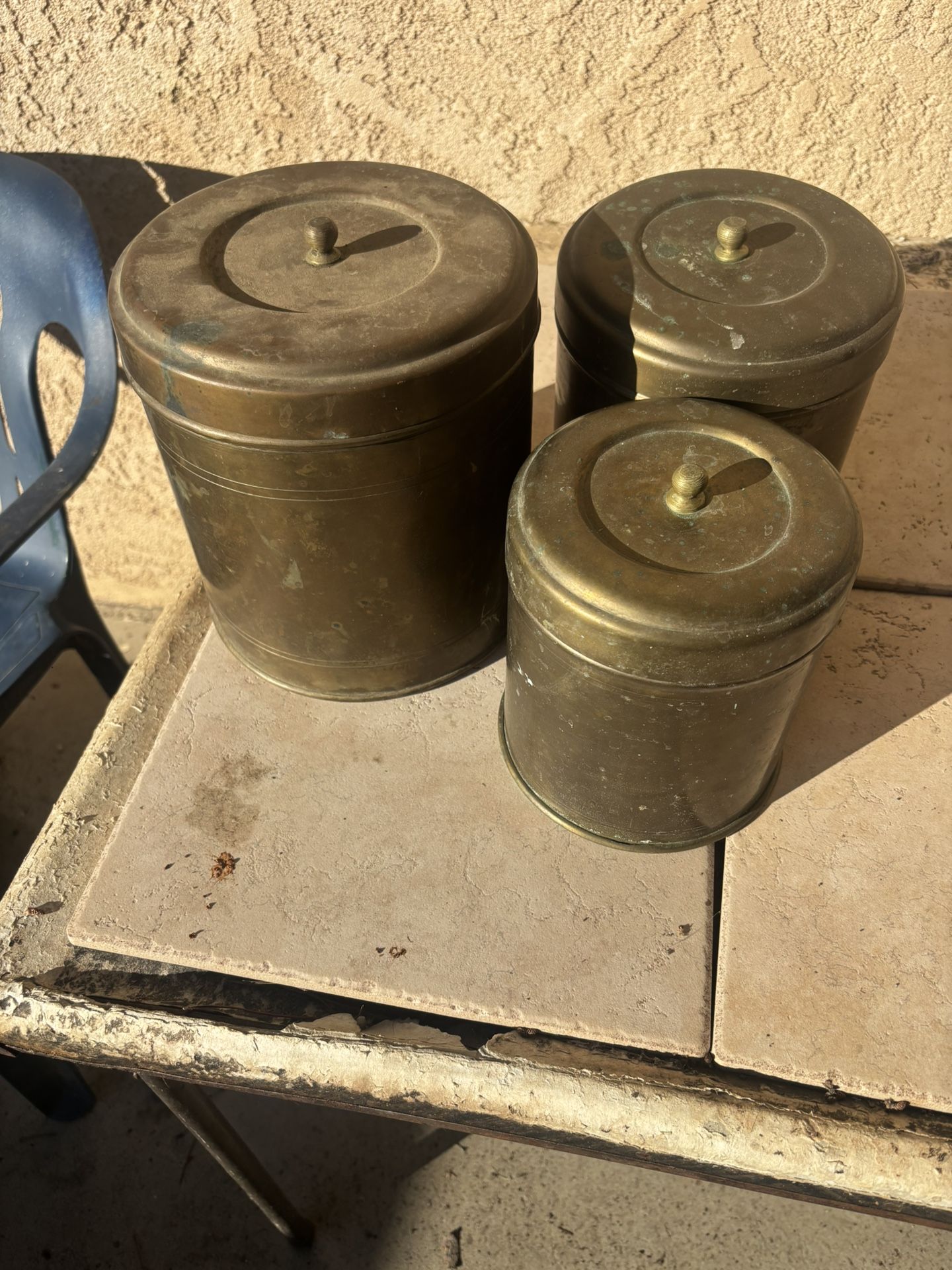 Brass Storage Containers