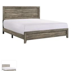 King Sized Wood bed frame 