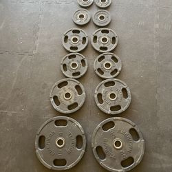 American Barbell Rubber Coated Olympic Weights