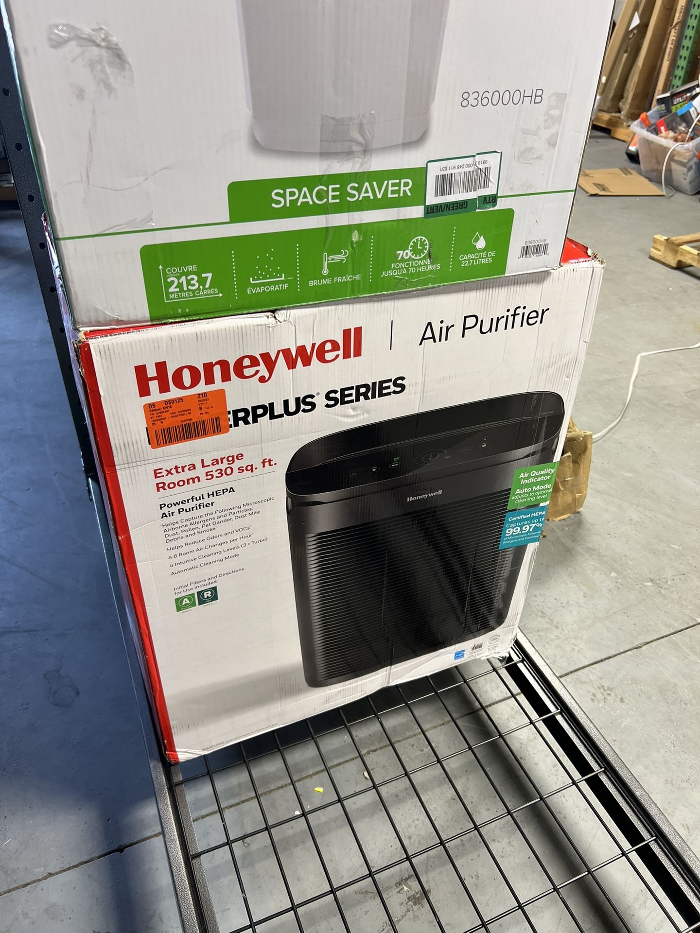Honeywell PowerPlus HEPA Air Purifier, Extra-Large Room (530 sq. ft.) Black