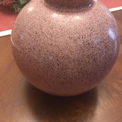 Studio Nova Pink Speckled Round Vase 7.5 x 6.5 - Like New