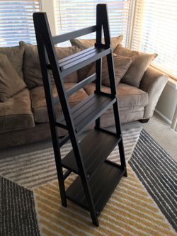 Black Ladder Bookcase