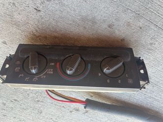 Chevy S10 ac climate control panel