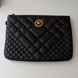 Versace Medusa Quilted Clutch