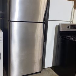 Frigidaire Refrigerator Top Freezer Stainless Steel 