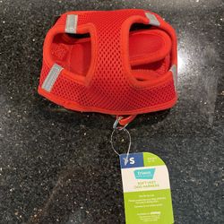 Frisco Soft Vest Dog Harness Red Small Adjusts 12-15”