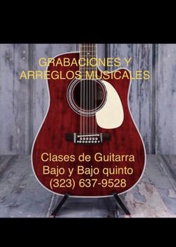 Clases de Guitarra Y Bajo En Huntington Park