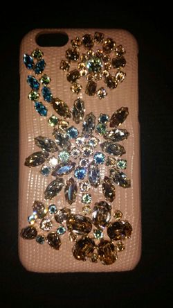 IPhone 6s / 6 Dolce & Gabbana leather & crystal case