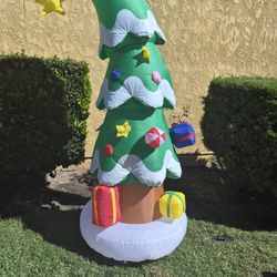 6 FT New Christmas Outdoor Inflatable Christmas Tree with LED Light for Xmas Holiday