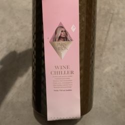 Brand New Paris Hilton Gold Wine Chiller 