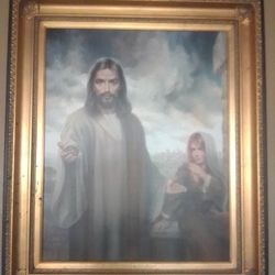 Rare Original Joe Wallace King Painting