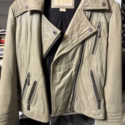 Michael Kors Leather Jacket 