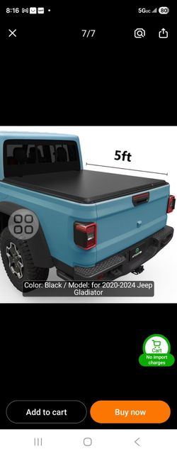 Jeep gladiator 2021to2026 bed covers
