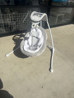 Baby swing with all the bells and whistles
