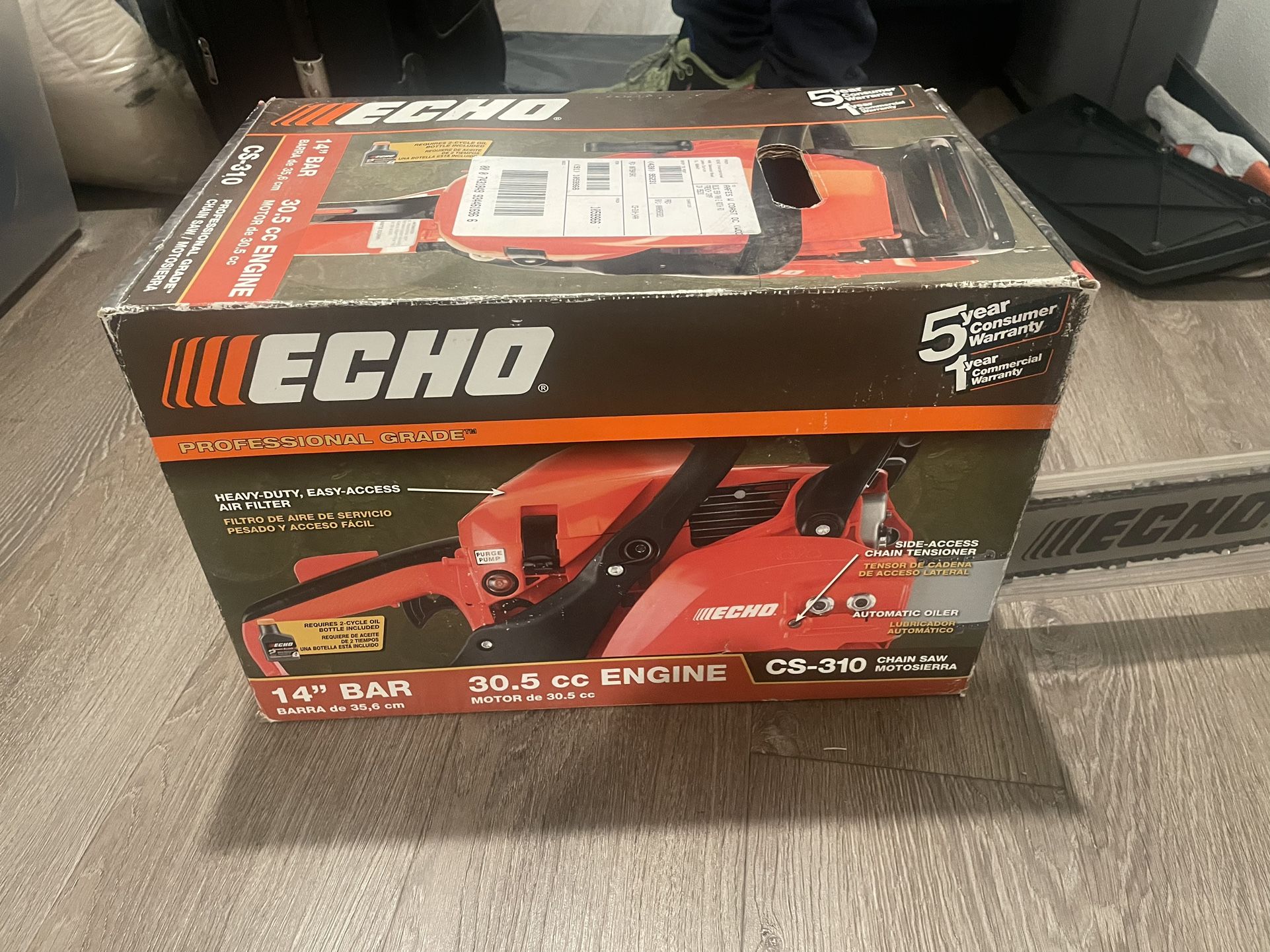 Echo 14” Bar 30.5 cc Engine
