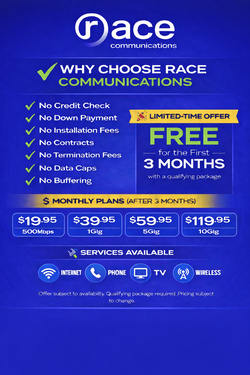 WiFi deals we work thru race communication