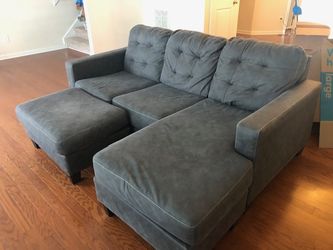 Couch and ottoman