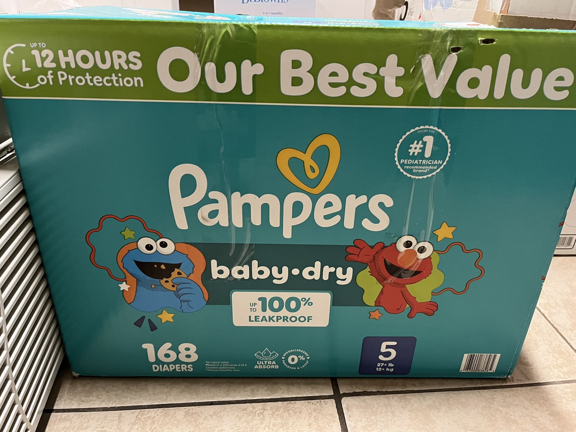 Pampers diapers