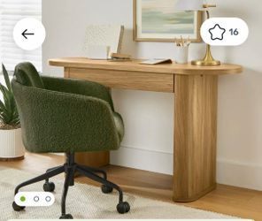 Oval desk