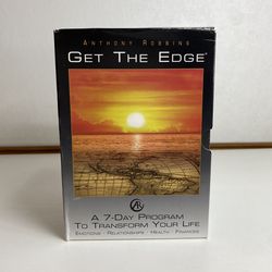 ANTHONY ROBBINS Get the Edge A 7-Day Program To Transform Your Life (10 CD Set)