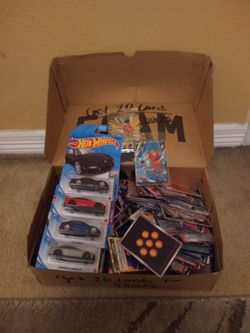 Hot wheels toys / dragon Ball z/pokemon/Konami cards still new